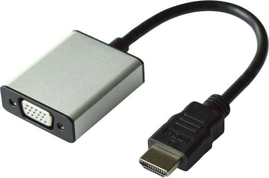 Av Value Adapter HDMI D-sub VGA + 3.5mm Jack Silver 12.99.3119