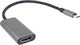 Προσαρμογέας Usb Premiumcord Premiumcord Μετατροπέας Usb-c Hdmi Ανάλυση 4k Full Hd 1080p Μεταλλική Θήκη