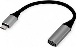 Triton Standard AV-Adapter USB Typ C auf Mini DisplayPort V1.2 M F Schwarz 0,2 m