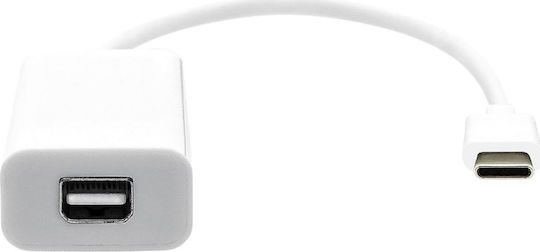 Προσαρμογέας Usb Proxtend Proxtend Usb-c Mini Dp 20cm Λευκό