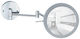 Wenko Makeup Mirror Wall with Light 24.5x24.5cm Gray