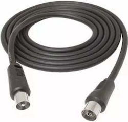 Libox Cablu De Antenă Coaxial De Sex Masculin - Coaxial De Sex Feminin Negru 1.5m