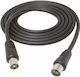 Libox Cablu Antenă Coaxial de sex masculin - Coaxial de sex feminin Negru 1.5m (LB0158)