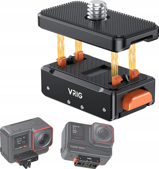 Vrig Adapter Support Mount 1/4"" Thread + Gopro Insta360 Ace Pro Ac07 A0106 System