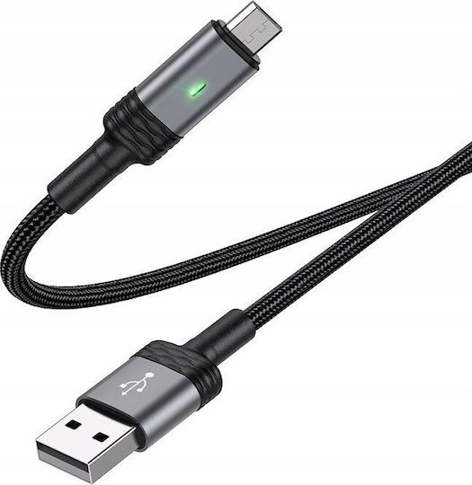 Borofone Regulär USB 2.0 auf Micro-USB-Kabel Schwarz 1.2m 1Stück