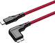 Ednet Regular USB 2.0 spre micro USB Cablu Violet 2m 1buc