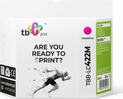 TB Print Compatible Toner for Laser Printer Brother LC422M Magenta