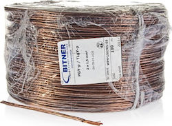 Bitner Lautsprecherkabel Unterminiert 100m