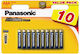 Panasonic Baterie Zinc AAA 9V 10buc