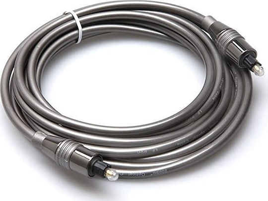 Hosa Optisches Audiokabel TOS männlich - TOS männlich Schwarz 6m