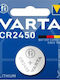 Varta Μπαταρίες Λιθίου Ρολογιών CR2450 3V 2τμχ