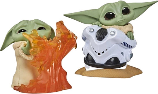 Star Wars Mandalorian Bounty Collection Figure 2-pack Child Helmet Hiding & Stopping Fire