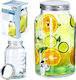 Vilde Glass Vase Beverage Dispenser with Spigot 6.2lt