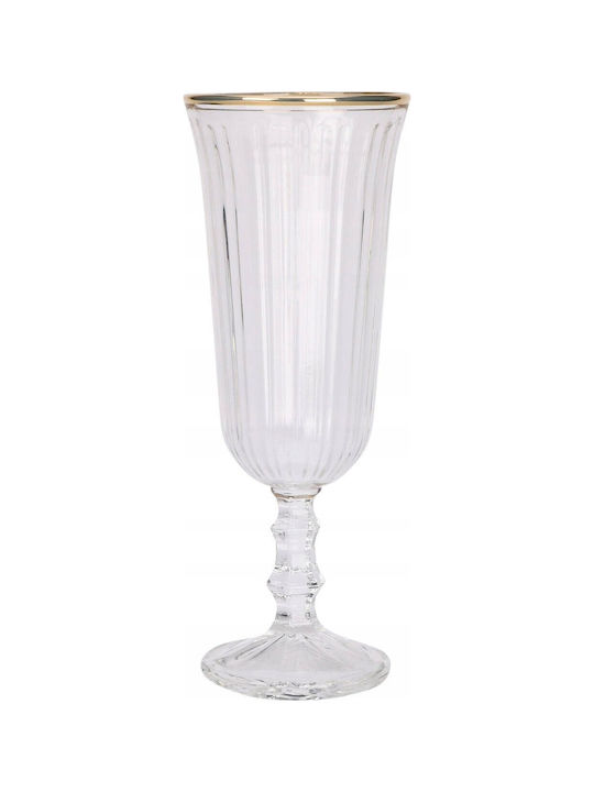 Excellent Houseware Pahar de sampanie din Sticlă Pahar cu picior 120ml