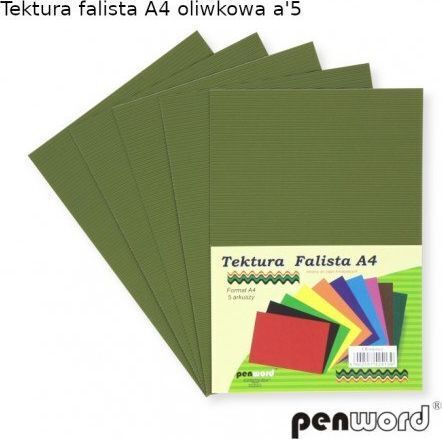 Гофриран картон Penword A4 5 листа маслен цвят Penword Targi