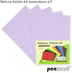 Carton ondulat Penword A4 5 coli Lavandă Penword Targi