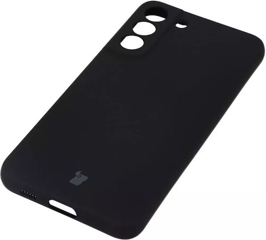 Bizon Husă Silicon Back Cover Din Silicon Tempered Glass Cu Curea Neagră Galaxy S22+ 5G