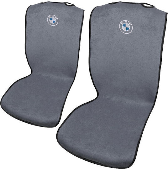 Huse pentru Scaune Față BMW Set de 2 Universale Poliester Terry Takeposition Gri 214-3243-9000-07