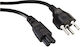 Value IEC C5 - IEC C5 Kabel 1.8m Schwarz