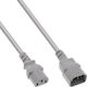 InLine IEC C13 / IEC C14 - IEC C13 / IEC C14 Cable 0.5m Γκρι