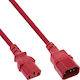 InLine IEC C13 / IEC C14 - IEC C13 / IEC C14 Cable 1m Red