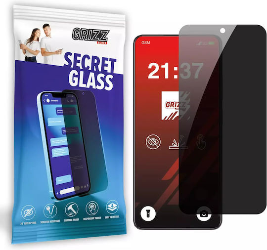 GrizzGlass Ceramic Privacy Tempered Glass (Oppo A80, GrizzGlass)