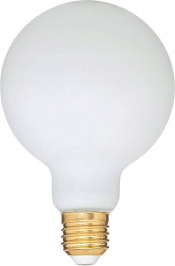 Atmosphera Opaline G125 Λάμπα LED 4.2W για Ντουί E27 και Σχήμα G125 Θερμό Λευκό 470lm
