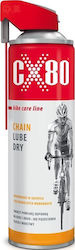 Cx80 Dry Bicycle Chain Lubricant Duo Spray 500ml