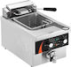 OMS Affettatrici Fryer Electrică 3kW Capacity 5.9lt 53.5x29.5x33cm