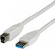 USB 2.0 Kabel USB-A Stecker - Grau 1,8m