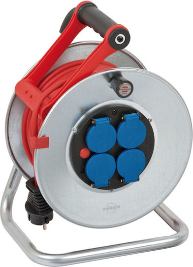 Brennenstuhl Garant Waterproof Extension Reel Cord 3 x 2.5mm²/25m Silver