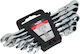 Awtools Gelenk-Ratschenringschlüssel-Set 6-teilig 8-19mm