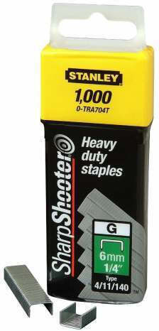Stanley Staples Type G 4 11 140 8mm 1000 Pieces Tra705t