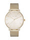 Paul Lorens Women's Watch 42mm Battery with Gold Stainless Steel Bracelet