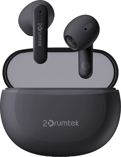 A4Tech B20 2Drumtek In ear Bluetooth хендсфри Слушалки с Устойчивост на Пот и Кутийка за Зареждане Сив