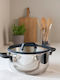 5Five Deep Stainless Steel Pot 24cm
