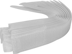 ProXtend Dematoare de Cabluri 200x12mm Alb 10pcs ProXtend Dematoare de Cabluri 200x12mm Alb 10pcs