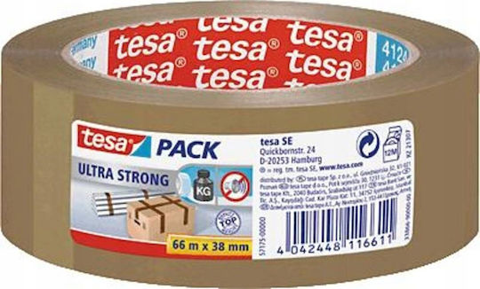Tesa Опаковъчна Лента Strong 38мм x 66м В Кафяв Цвят
