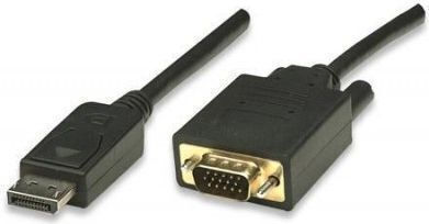 Techly Displayport Cable D-sub Vga 1.8m Black Icoc-dsp-v-018