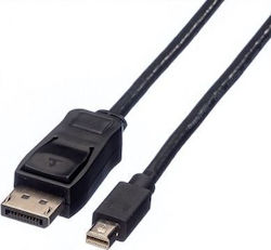 Value DisplayPort to Mini DisplayPort Cable 2m Black 11.99.5635