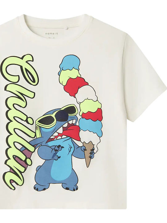 Name It Tricou pentru copii alb Stitch