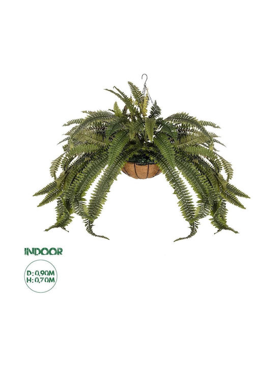 Artificial Plant in Pot Fern Green 70cm GloboStar