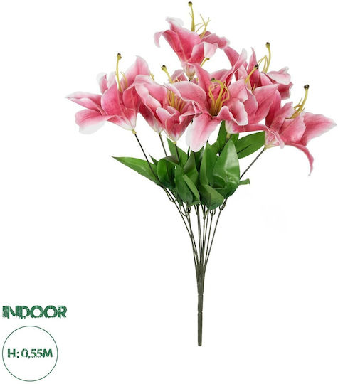 Bouquet of Artificial Flowers Pink 55cm GloboStar