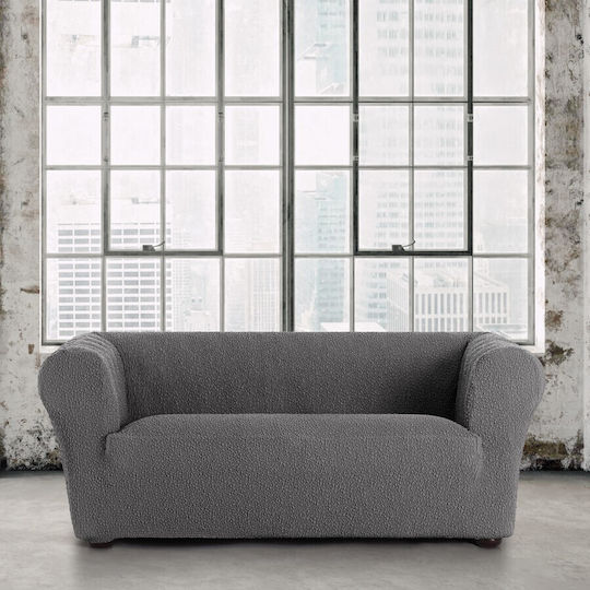 Eysa Roc Elastische Abdeckung für Zweisitziges Sofa C/16 Dark Grey 1Stück F7291716C