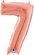 Μπαλόνια Αριθμοί Ροζ Χρυσό 66 Cm 26" 7
