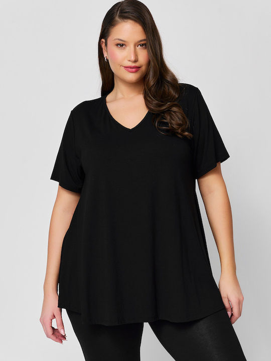 Γυναικείο Oversized T-shirt Μαύρο