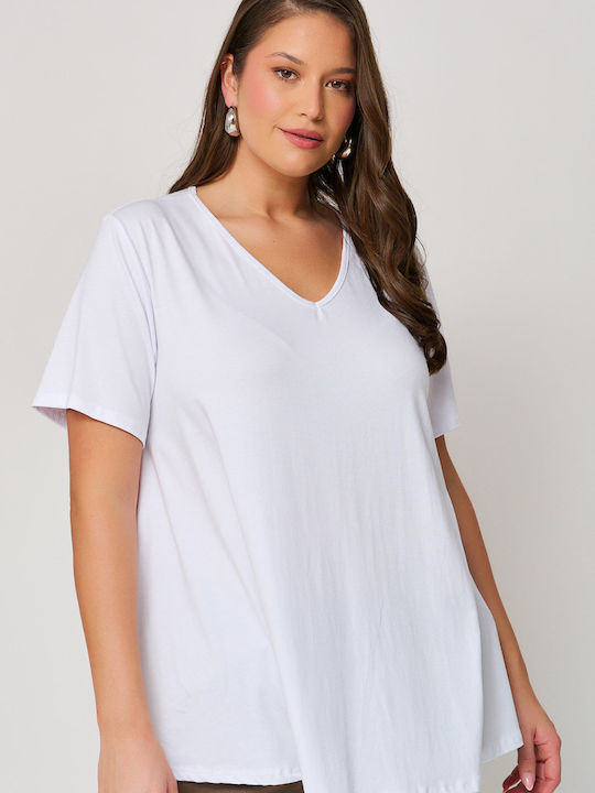 Γυναικείο Oversized T-shirt Λευκό