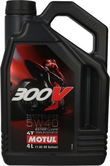 Motul 300v Motorradöl für Viertaktmotoren 5W-40 4Es