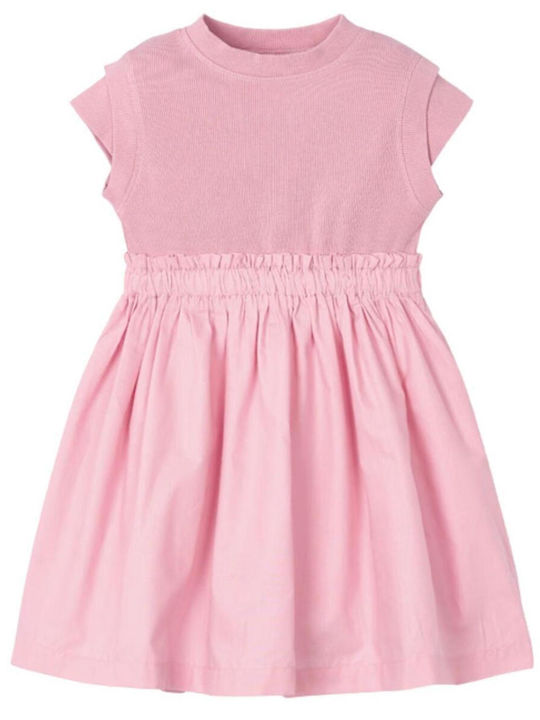 Mayoral Children's Dress Short Sleeve Pink