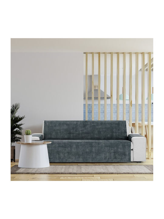 Eysa Turin Elastische Abdeckung für Zweisitziges Sofa C16 Anthracite 1Stück F2233016